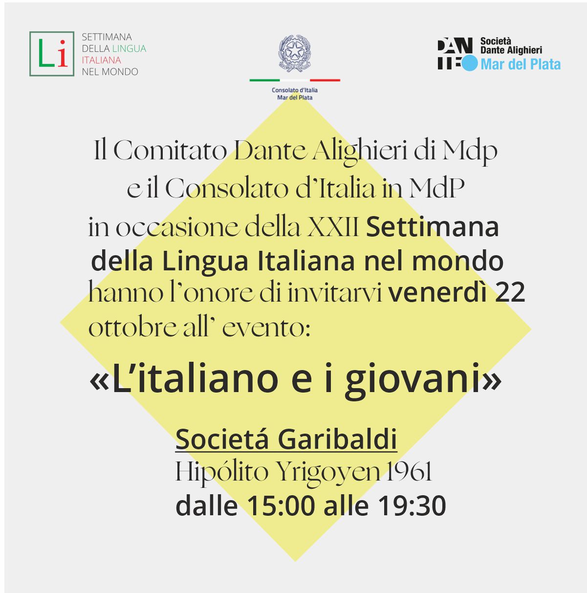 Settimana della Lingua Italiana: L’italiano e i giovani