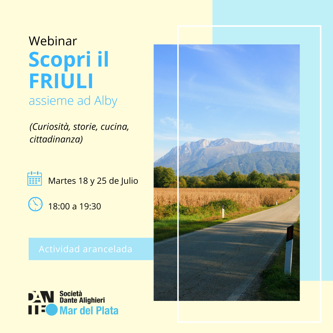 Webinar «Scopri il friuli»assieme ad Alby