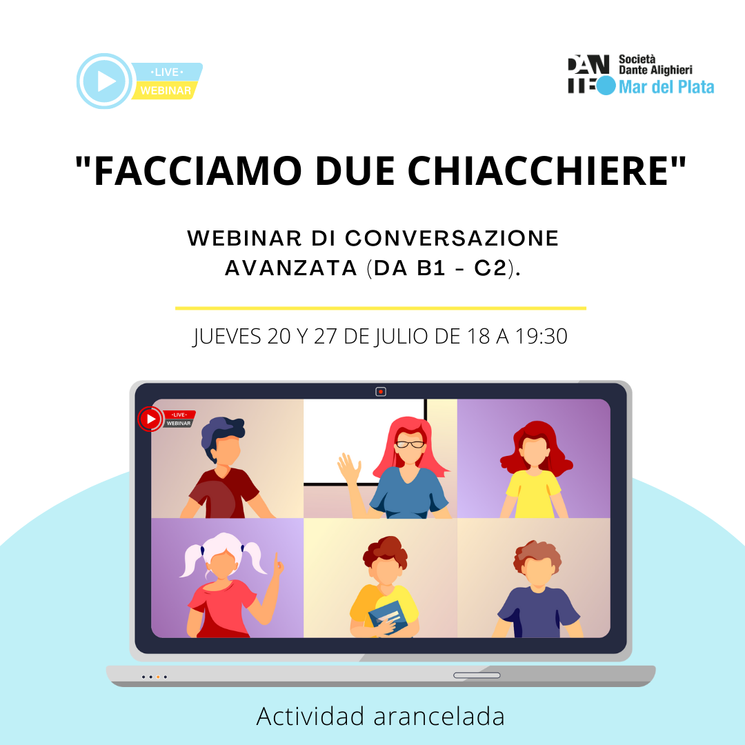 Webinar: Facciamo due chiacchiere