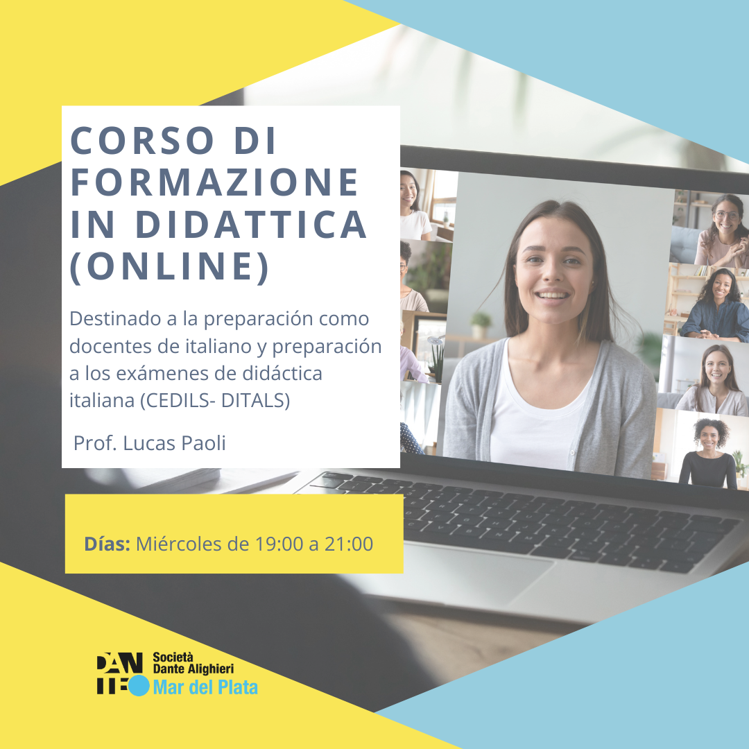 Curso de didáctica italiana para la preparación como docentes de italiano y preparación a los exámenes de didáctica italiana (CEDILS- DITALS)