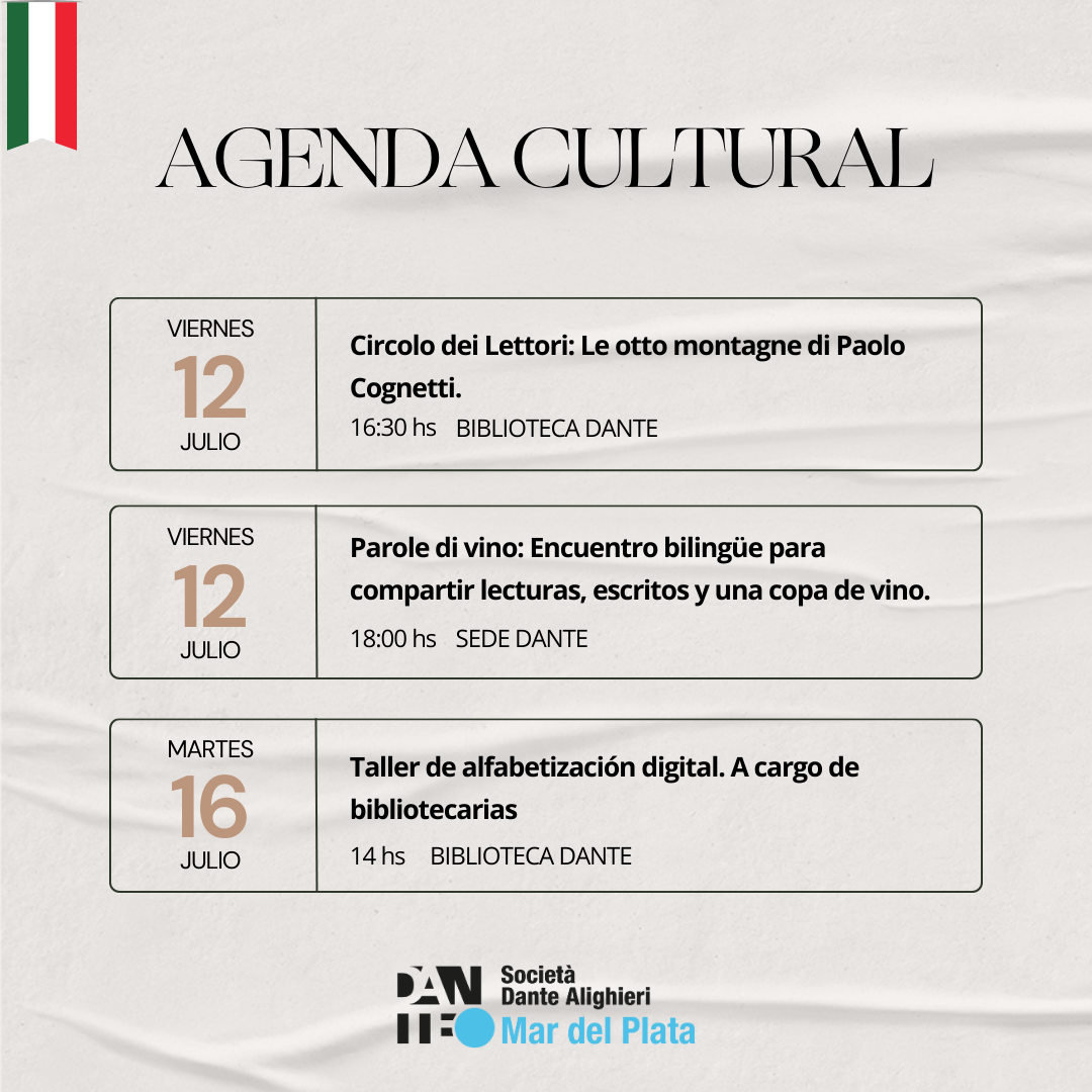 La Dante es Lengua y Cultura #italiana